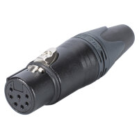 NEUTRIK® XLR, 7-pole , metal-, Soldering-female...