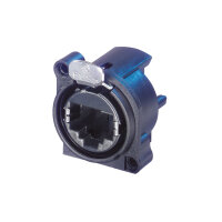 NEUTRIK® gold-plated, RJ45, PCB horizontal, A-flange,...