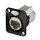 NEUTRIK® RJ45 CAT.6A, 8-pole , metal-, IDC-female connector, Type D, black