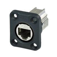 NEUTRIK® RJ45 CAT.6A IDC IP65, 8-pole , metal-,...