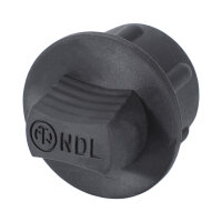 NEUTRIK® speakON®, 4-pol , Kunststoff-, Schraubkontakt mit Drahtschutz-Einbaustecker, versilberte(r) Kontakt(e), Type D, schwarz