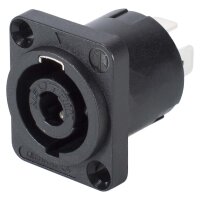 NEUTRIK® speakON®, 4-pole , plastic-, 3/16"...