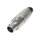 NEUTRIK® speakON®, IP52 , 8-pol , Metall-, Löttechnik-Kabelbuchse, versilberte(r) Kontakt(e), gerade, max. 6 mm², nickelfarben