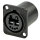 NEUTRIK® opticalCON®, metal-, Patch-female connector, Type D, grey