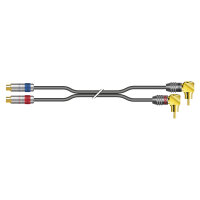 Rca patch cable, unbalanced SC-Onyx, 1 x 0,25 mm² |...