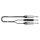 Patch cable, balanced SC-Onyx, 1 x 0,25 mm² | jack / jack, NEUTRIK®