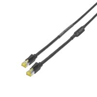 Netzwerkkabel SC-Mercator CAT.7 PUR, 8  x  0,14 mm² | RJ45 / RJ45, HIROSE | 5,00m | schwarz