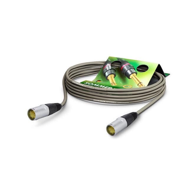 Netzwerkkabel SC-Mercator CAT.7 PUR, 8  x  0,14 mm² | RJ45 / RJ45, NEUTRIK® | 5,00m | grau