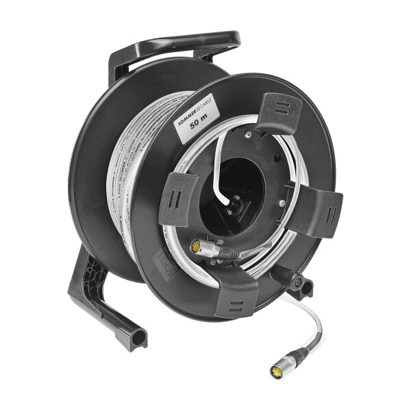 Network cable SC-Mercator CAT.7 PUR, 8 x 0,14 mm² | RJ45 / RJ45, NEUTRIK® on cable reel with KOMB-RM