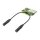 Netzwerkkabel SC-Mercator CAT.7 PUR, 8  x  0,14 mm² | RJ45 / RJ45, NEUTRIK® | 0,50m | schwarz