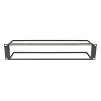 19" Panel 2HE zur Aufnahme von 12BE SYFB, 2 HE