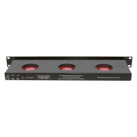 19" Lüfterblende 1 HE, 3 Axiallüfter,1 HE,...