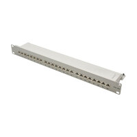 19“ PATCHPANEL, CAT.6a, 500 MHz, 1 HE,...