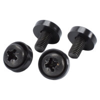 19“ BEFESTIGUNGS-SET, 4 Rackschrauben mit 4...