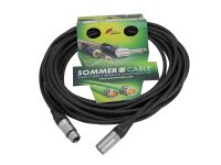 SOMMER CABLE XLR cable 3-pin 10m bk Neutrik NEW VERSION