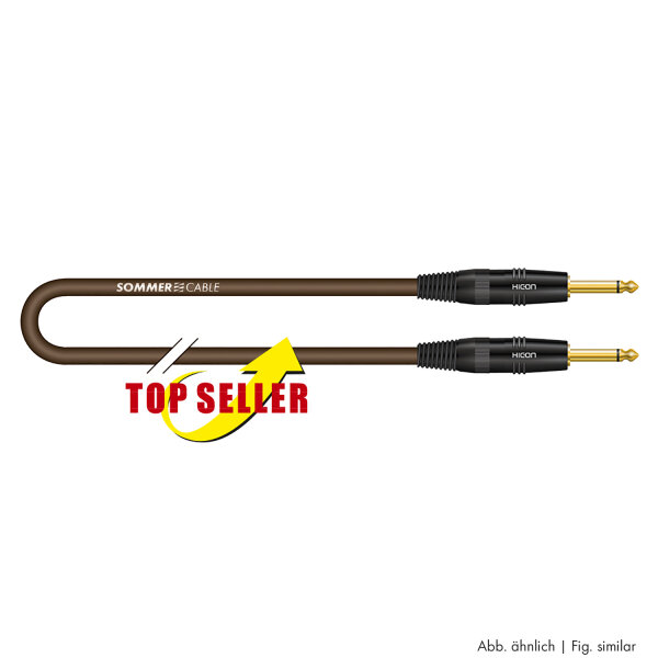 Instrument cable SC-Spirit XXL, 1 x 0,75 mm² | jack / jack, HICON