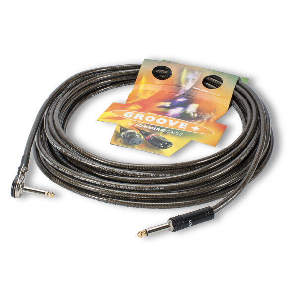 Instrument cable Hellmut Hattler Signature-Kabel SC-SPIRIT XXL, 1 x 0,75 mm² | jack / jack 90°, HICON