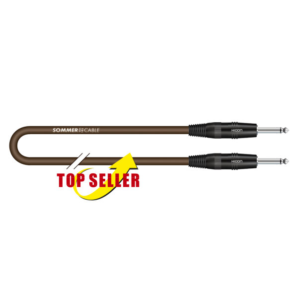 Instrument cable The Spirit XXL, 1 x 0,75 mm² | jack / jack, HICON