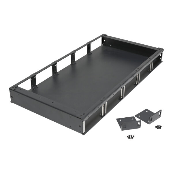 19" panel for 5 x SYFB 21 / SYCFB 21-panels for front and rear, 1HU, depth 230 mm