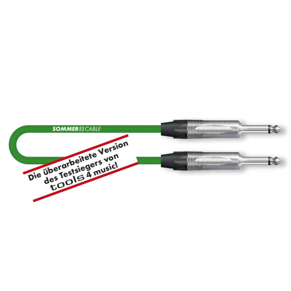 Instrument cable Tricone® MKII, 1 x 0,22 mm² | jack / jack, NEUTRIK®