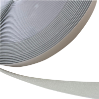 Showgear Hook and Loop Tape - Hook Side Grau - 20 mm x 25 m - selbstklebend