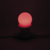 Showgear G45 LED Bulb E27 1 W - rot - nicht dimmbar