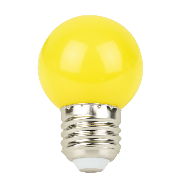 Showgear G45 LED Bulb E27 1 W - yellow - non-dimmable