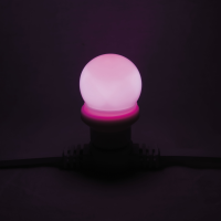 Showgear G45 LED Bulb E27 1 W - pink - nicht dimmbar