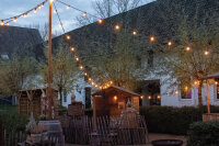 Showgear Festoon Light E27 50 cm Abstand - schwarz - 10 m