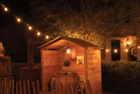 Showgear Festoon Light E27 50 cm Abstand - schwarz - 10 m