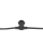 Showgear Festoon Light E27 50 cm Abstand - schwarz - 10 m