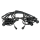 Showgear Festoon Light E27 50 cm spacing - black - 20 m