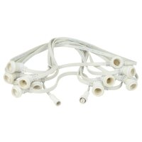 Showgear Festoon Light E27 100 cm spacing - white - 10 m