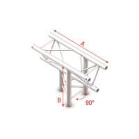 Milos Pro-30 Triangle P Truss - T-Cross vertical - 3-way...