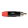 DAP RCA Connector - Male - Black Housing Rote Endkappe