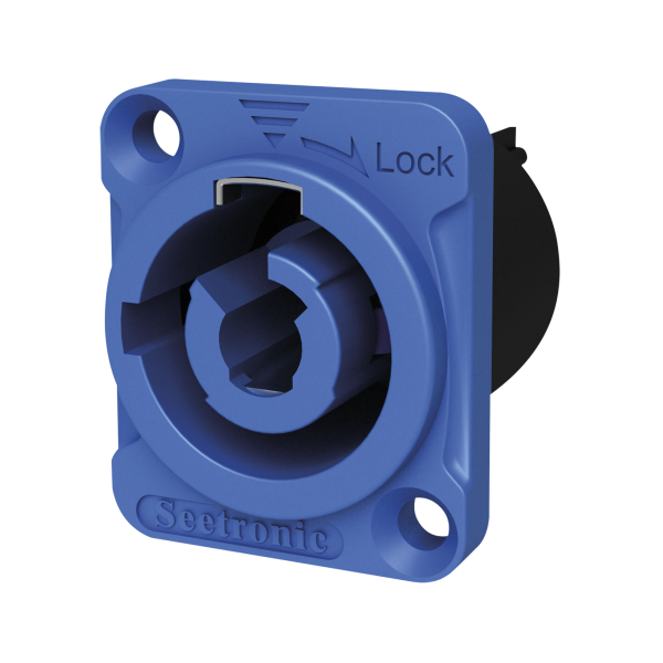 Seetronic Power Pro Chassis Connector Blau – FASTON/Lötanschlüsse