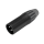 Seetronic XLR 3P Connector - male Silberkontakte - schwarzes Gehäuse