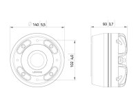 LAVOCE DN20.40T 2 Zoll  Kompressionstreiber, Neodym