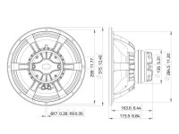 LAVOCE CAN123.00TH 12" Coaxial Speaker With Horn, Neodymium, Aluminium Basket