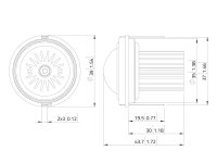 LAVOCE TN101.00 1" Soft Dome Tweeter, Neodymium Magnet