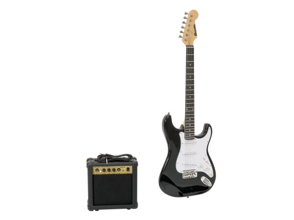 DIMAVERY EGS-1 Electric Guitar Set, black