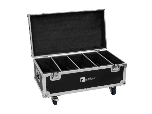 ROADINGER Flightcase 4x LED PLL-384