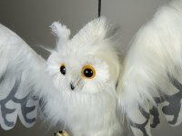 EUROPALMS Halloween Snow Owl, animated, 80cm