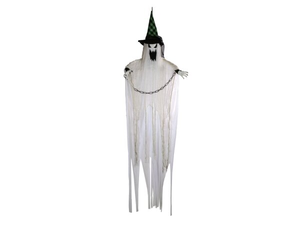 EUROPALMS Halloween Ghost, hanging, animated, 183cm