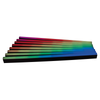 Showtec Octostrip FLEX Set - 1 m Set aus 8 x 27 W Octostrips + Steuerung