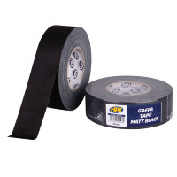 HPX Gaffer Tape Schwarz, matt, 48 mm x 50 m