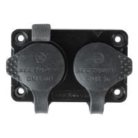 Seetronic XLR 5P In/Output Combination Chassis IP65 - gold contacts