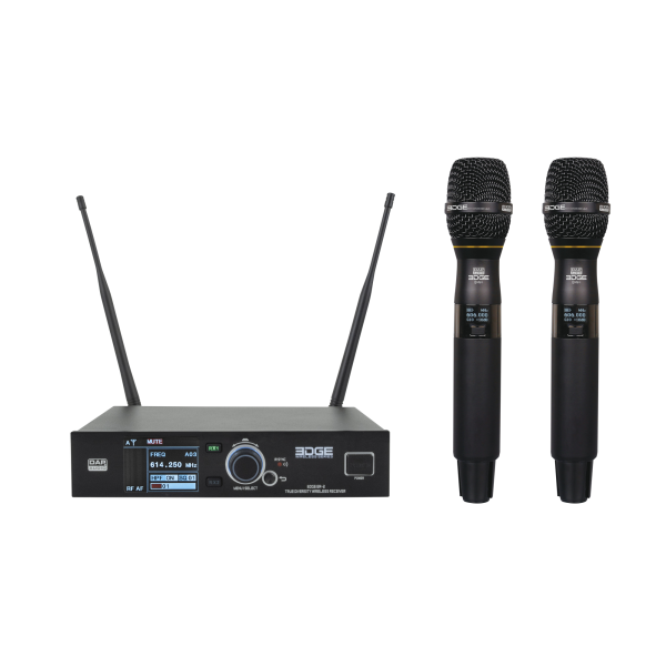DAP EDGE EHS-2 Kabelloses Doppel-Handmikrofon-Set - 610-670 MHz
