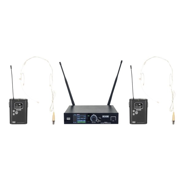 DAP EDGE EBS-2 Kabelloses Doppel-Beltpack-Set - 610-670 MHz