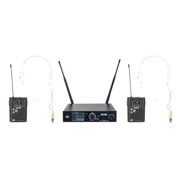 DAP EDGE EBS-2 Wireless Dual Beltpack Set - 610-670 MHz